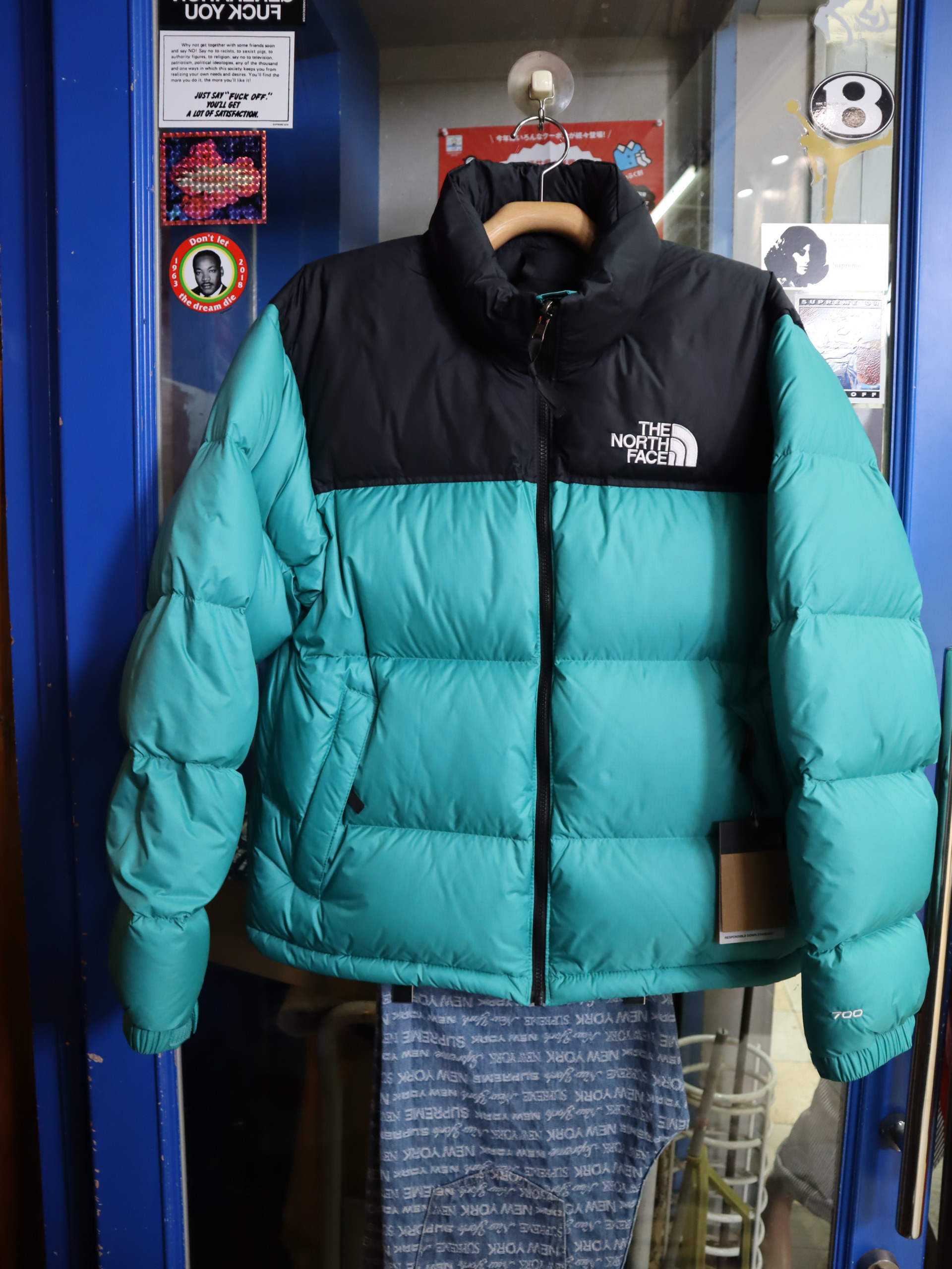 THE NORTH FACE Men'S 1996 Retro Nuptse Jacket 700 Fill Power Porcelain  Green ザ・ノースフェイス メンズ 1996 レトロ ヌプシ ジャケット 700フィルパワー ポースレン グリーン | W-CRIME