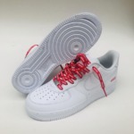 Supreme Air Force 1 ホワイト レッドシューレース Nike Air Force 1 Supreme ホワイト/レッド - メルカリ